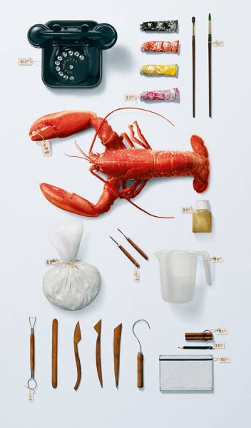 Photograph Marcus Hausser Lobster Telephone 1934 on One Eyeland